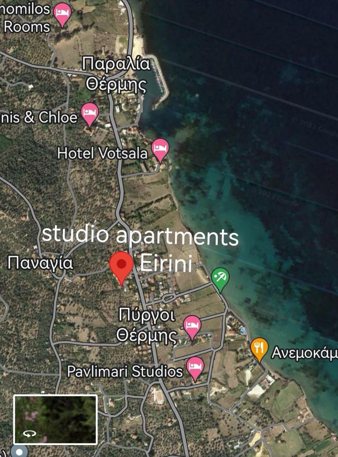 Studio Apartments Eirini Pyrgi Thermis المظهر الخارجي الصورة